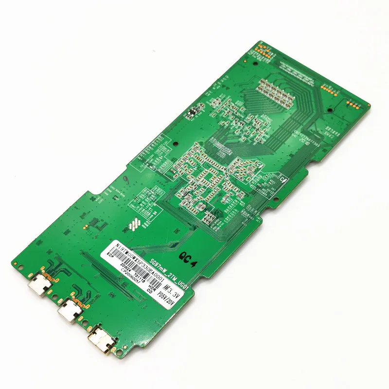 4k gravidade rotativa driver board tipo-c uma linha de passagem para 13.3 "15.6" 17.3 "3840*2160 edp lcd painel placa controlador kits diy