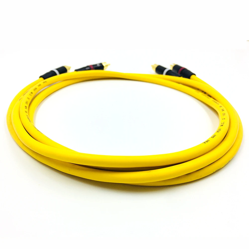 HIFI Stereo Pair RCA Cable High-performance Premium Hi-Fi Audio 2rca to 2rca Interconnect Cable