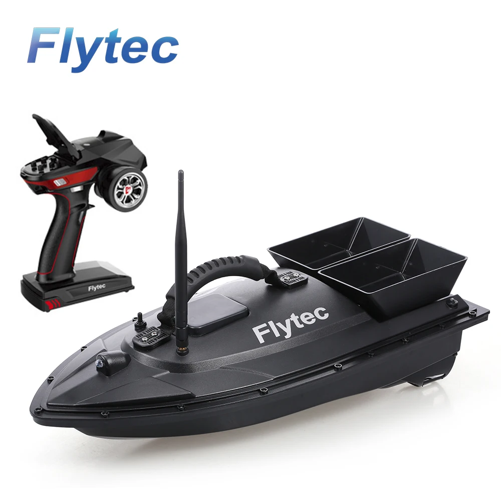 

Original Flytec V500 RC Fishing Bait Boat RC Boat Fish Finder 1.5kg Loading 500M Remote Control Double Motor Night Light Gift