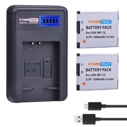 NB-11L NB-11LH Battery +LCD USB Charger for Canon PowerShot A2500 A2600 A3400 A3500 A4000 IS ELPH 320 340 350 HS IXUS 185 265