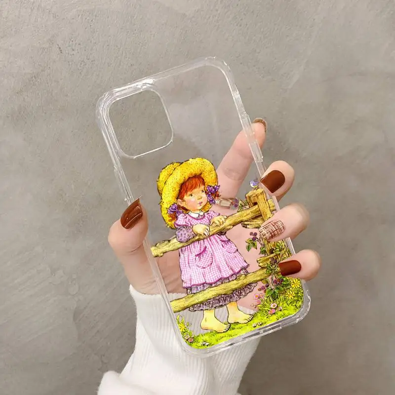 Sarah Kay Little Girl Phone Case for iphone 13 11 12 pro XS MAX 8 7 6 6S Plus X 5S SE 2020 XR case