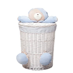 TT Wicker Storage Basket Clothing Snack Creative Cartoon Decoration Children's Toy Home