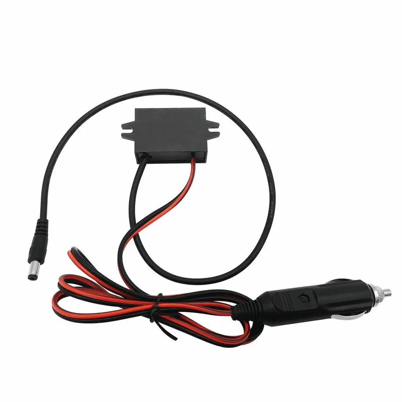 12V 24V to 5V Car Charger 1A 2A 3A 5A DC to DC Step Down Converter Plastic Shell Waterproof With DC Jack Cigar Lighter