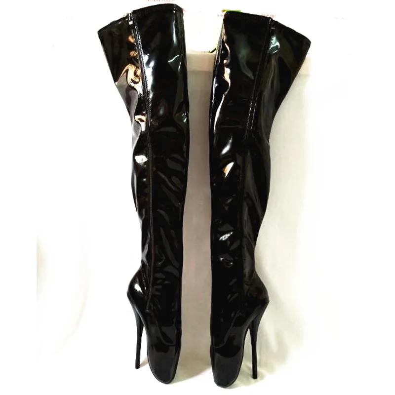 7.09in High Height Sex Ballet Boots Party Boots Stiletto Heel  SM  Over-The-Knee Boots  US Size 6-14 No.3280