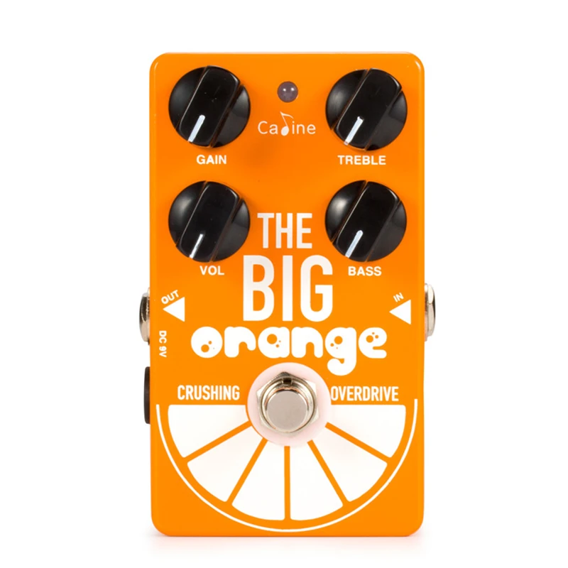 Caline CP-54 The Big Orange Overdrive Guitar Effect Pedal True Bypass Design Electric Guitar Parts & Accessories