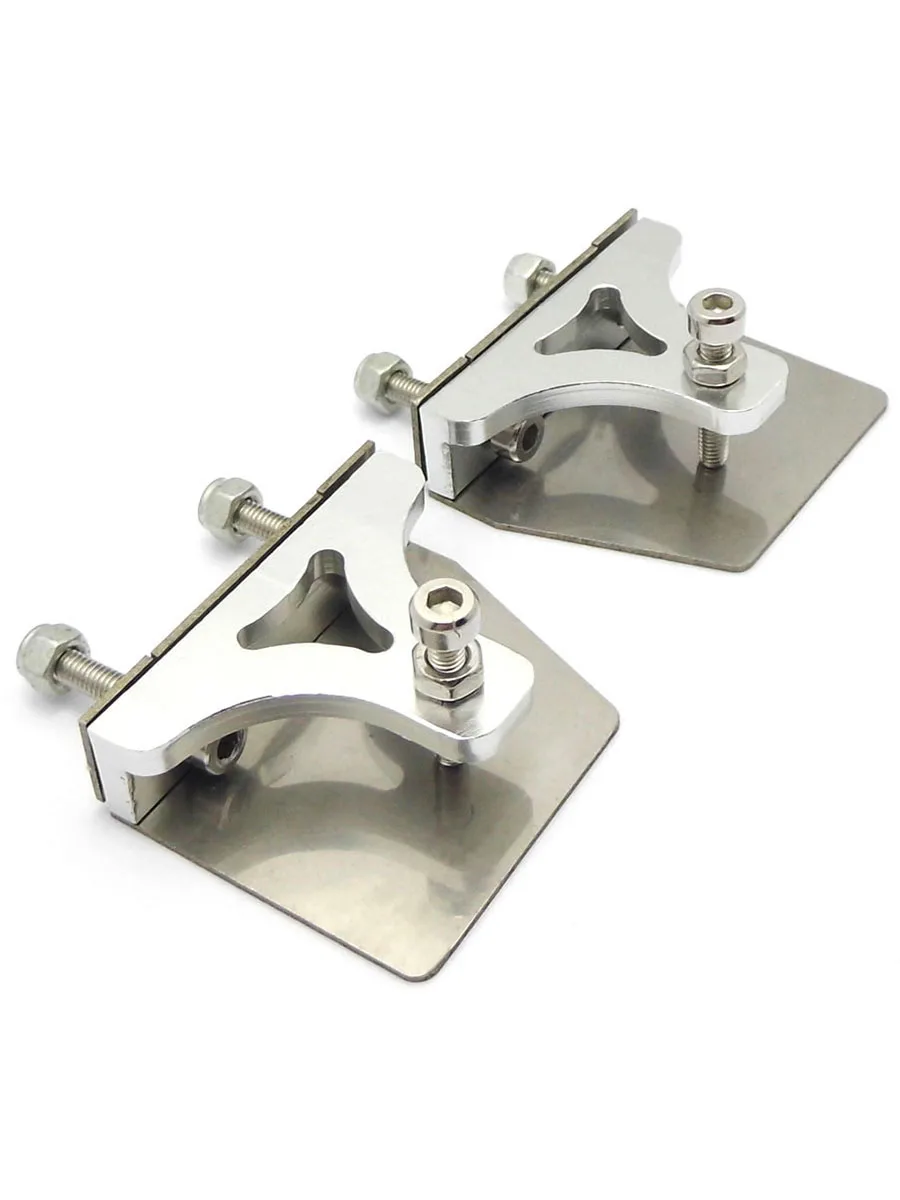 1Pair RC Boat Trim Tabs Balance Plate 38mm*32mm Trim Flaps for 60cm-75cm RC Boat Speed MONO Vee Oval Boat Model