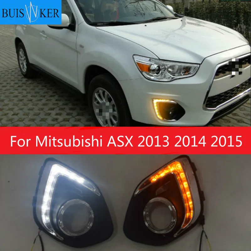 

1 Set For Mitsubishi ASX 2013 2014 2015 LED DRL Daytime Running Lights Daylight Waterproof Fog Head Lamp