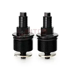 Preload Fork Caps For Honda NSR50 NSR80 NS-1 30mm Hexagonal Adjustable Fork Bolts Black Silver