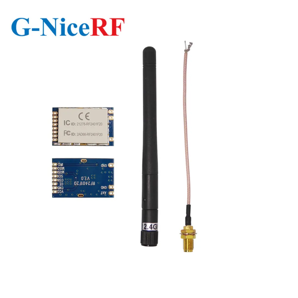 

20pcs Free Shipping RF2401F20 2.4G high integrated RF module with Nordic's RF chip nRF24L01+