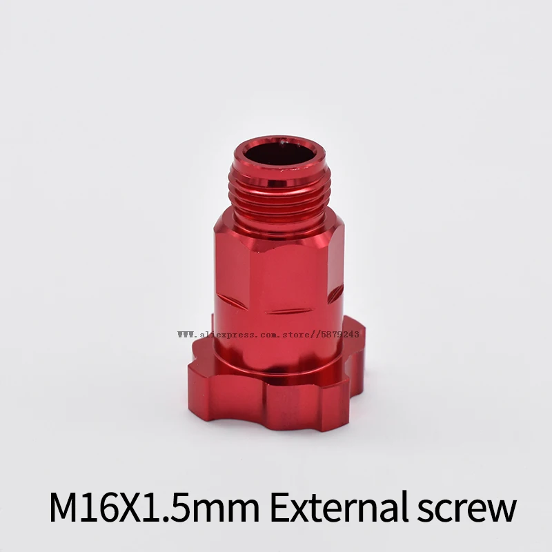 Adaptador de pistola de pulverización, conector rojo, pistola de pulverización de pintura, conector rápido, piezas, accesorios, herramientas de PISTOLA DE PULVERIZACIÓN