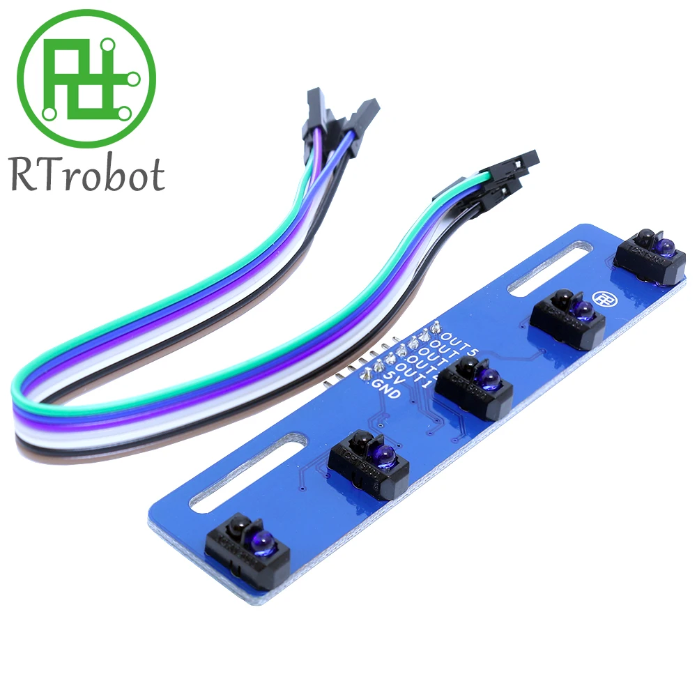 TCRT5000 Infrared Reflective Sensor IR Photoelectric Switch Barrier Line Track Module For Arduino Diode Triode Board 3.3v/5V