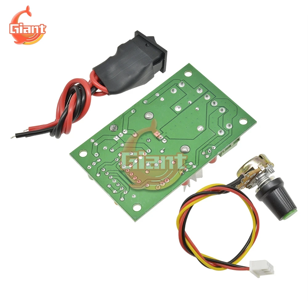 DC6-30V 6a l0371 controlador de velocidade do motor reversível pwm controle para a frente reverso interruptor placa módulo 10a 12v 24v regulador de corrente