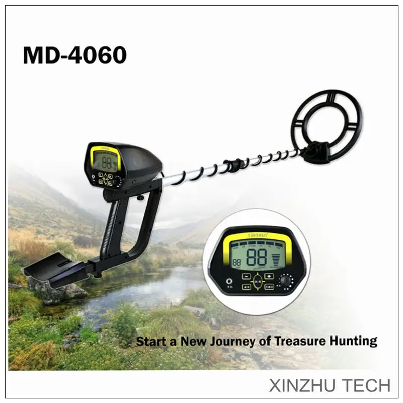 TIANXUN MD-4060 Metal Detector Professional Metal Underground Gold Detector Portable High Accuracy Metal Finder Treasure Hunter