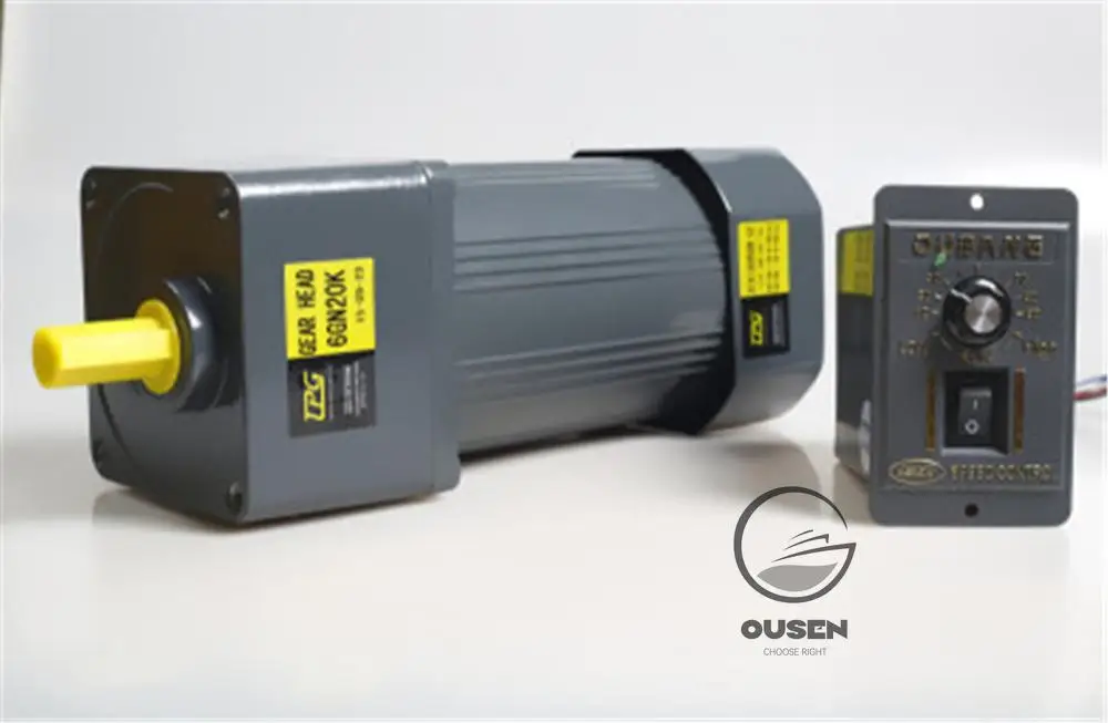 60W 220V AC Gear Speed Motor Geared Motor 5IK60RGN-CF Motor + Speed Governor Speed Regulating Motor/speed Reducing Motor