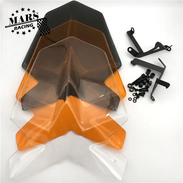 Fits For Duke 790  Duke790 18\'19 DUKE-790 2018 20192020 Motorcycle New Sports Windshield Wind Deflector WindScreen Visor Viser