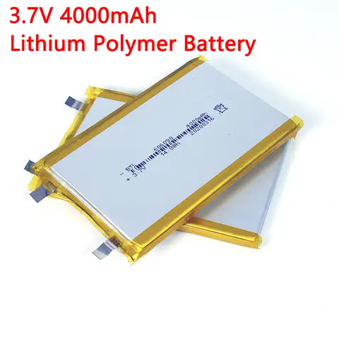 3.7V 606090 Polymer Lithium Battery 4000mAh Large Capacity Tablet Computer, Mobile Power Supply DIY Batteries
