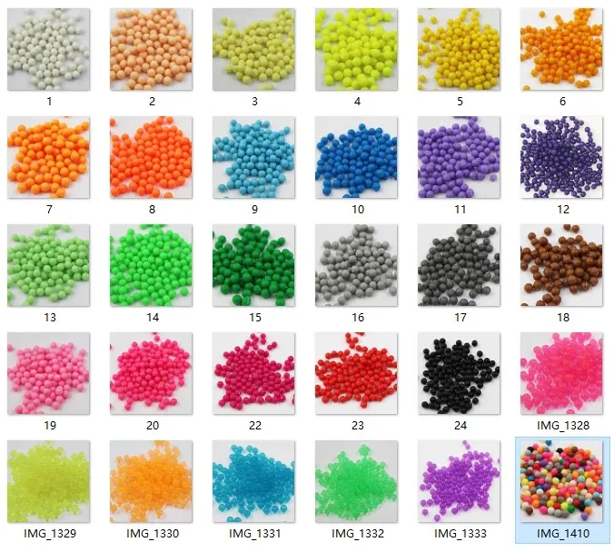 200 pz 30 colori 5mm perline d\'acqua Spray perlen Perler perline magiche perline 3D educative puzzle accessori per giocattoli per bambini