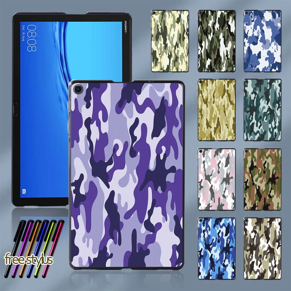 Camouflage Printed Pattern Tablet Case for Huawei MediaPad M5 Lite 10.1