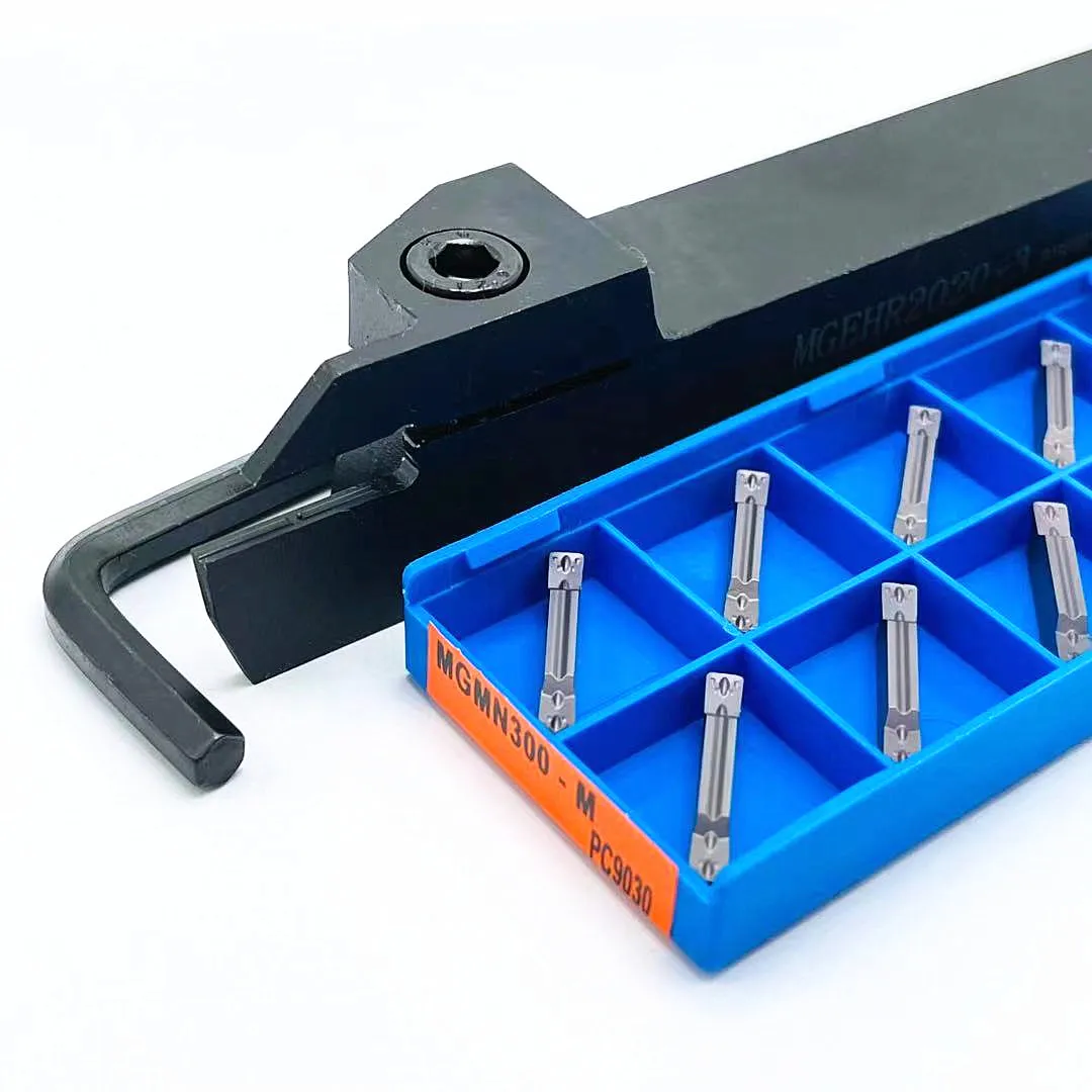 Portautensili per scanalatura MGEHR1010 MGEHR1212 MGEHR1616 MGEHR2020 MGEHR2525 inserti per scanalatura in metallo duro MGMN150 MGMN200 MGMN300 MGMN400