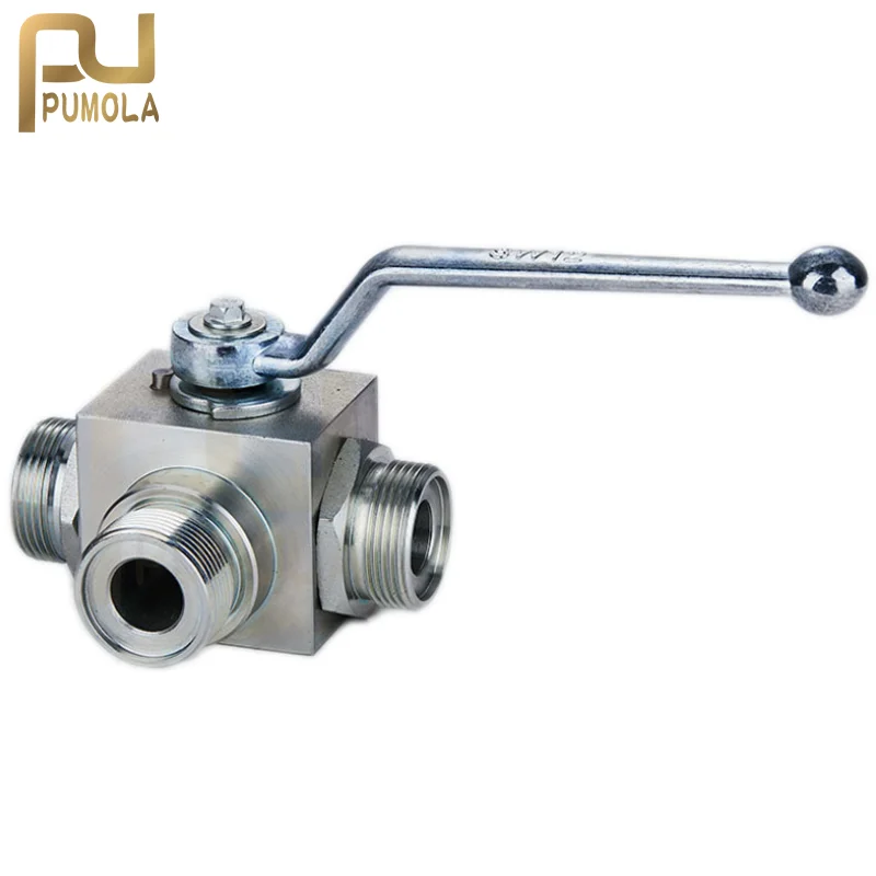 

Good Quality High Pressure Hydraulic Two-position Three-way Ball Valve KHB3K(BK)-G1 1/2 KHB3K(BK)-G3/4 G1 G1/2 G1-1/4