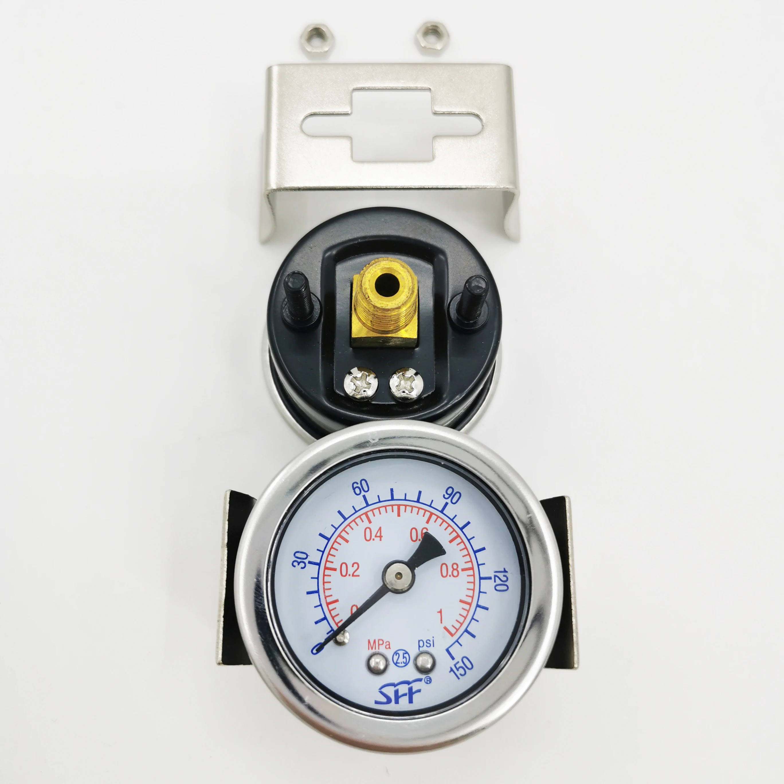 Pressure Gauge 0-1MPa / 0-150psi Air Compressor Pneumatic Hydraulic Fluid Pressure Gauge