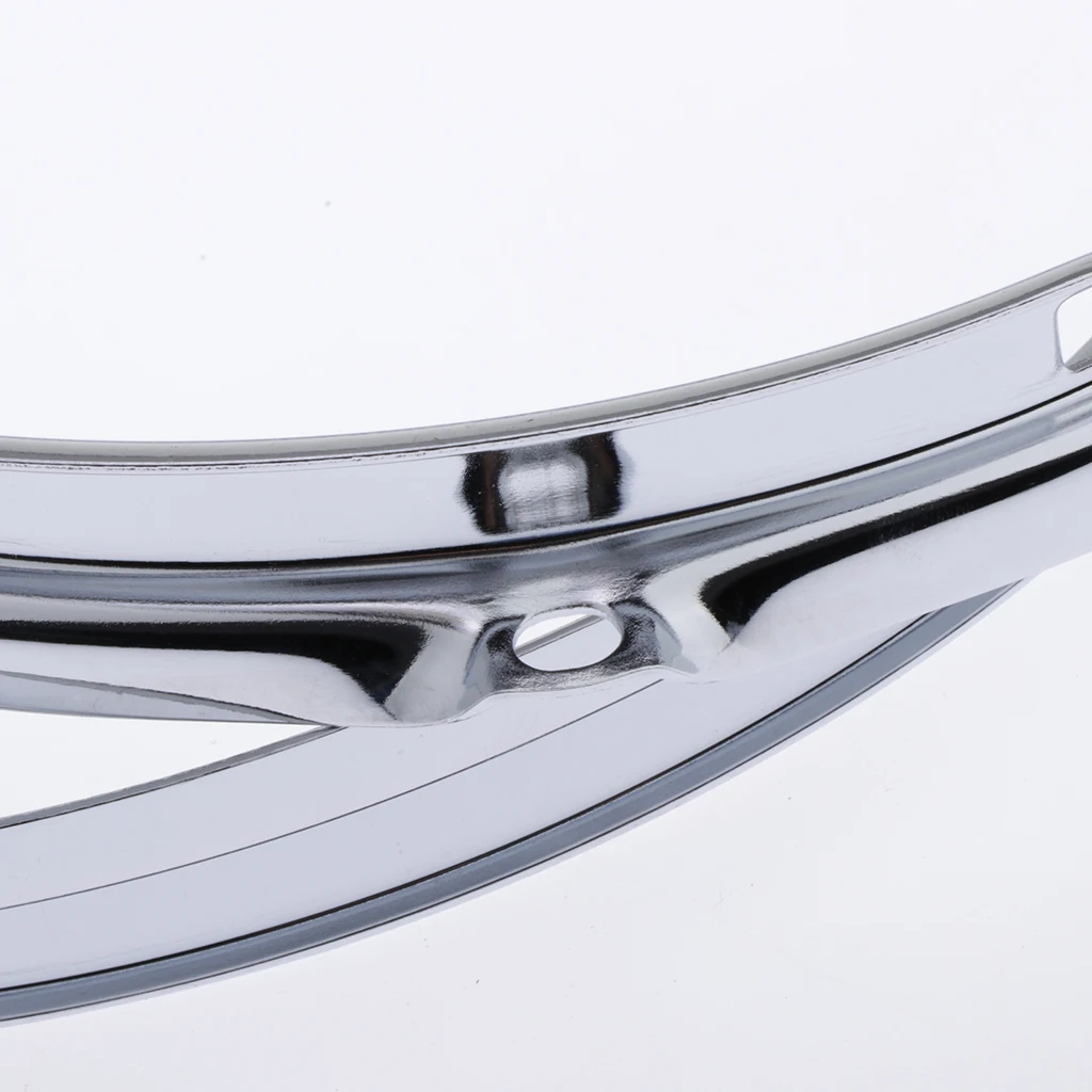 2 Pcs Solid 6 Lug Drum Hoop Snare Side Hoop (10 Inches 1.5mm)