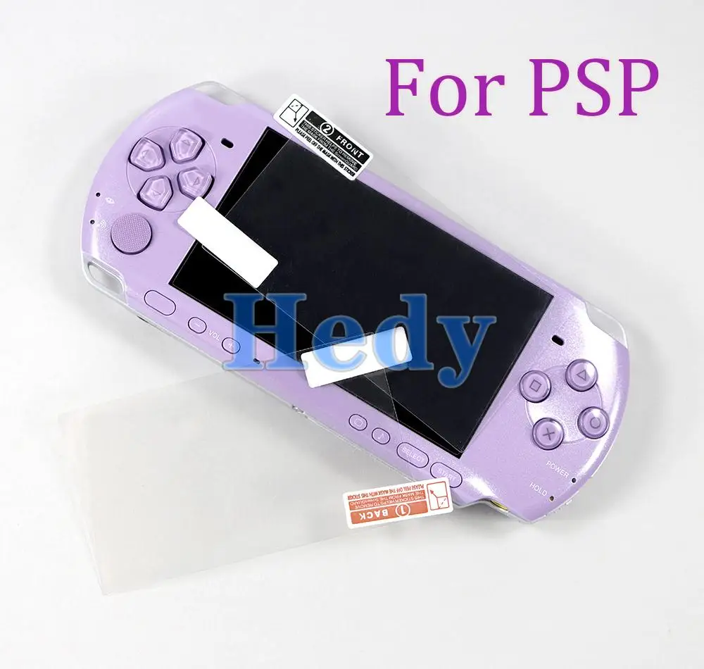 1PC FOR PSP1000 Transparent Clear Screen Protector Cover Clean Protective Film For PSP 1000 2000 3000 Without Package