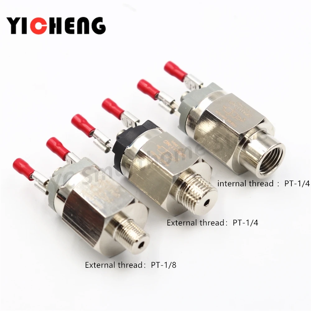 1Pcs micro-pressure adjustable pneumatic diaphragm oil pressure mechanical automatic NO/NC switch internal and external threads