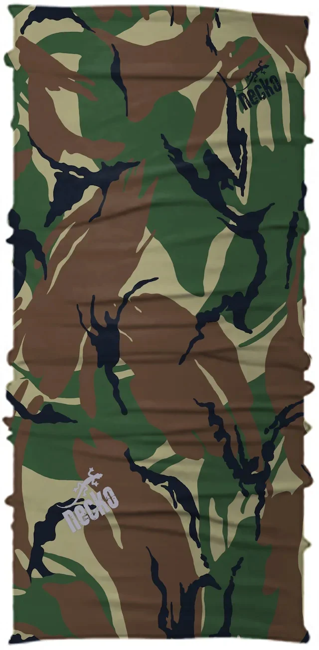 Necko Green Military Camo Buff Bandana Face Mask-DC167 460045048