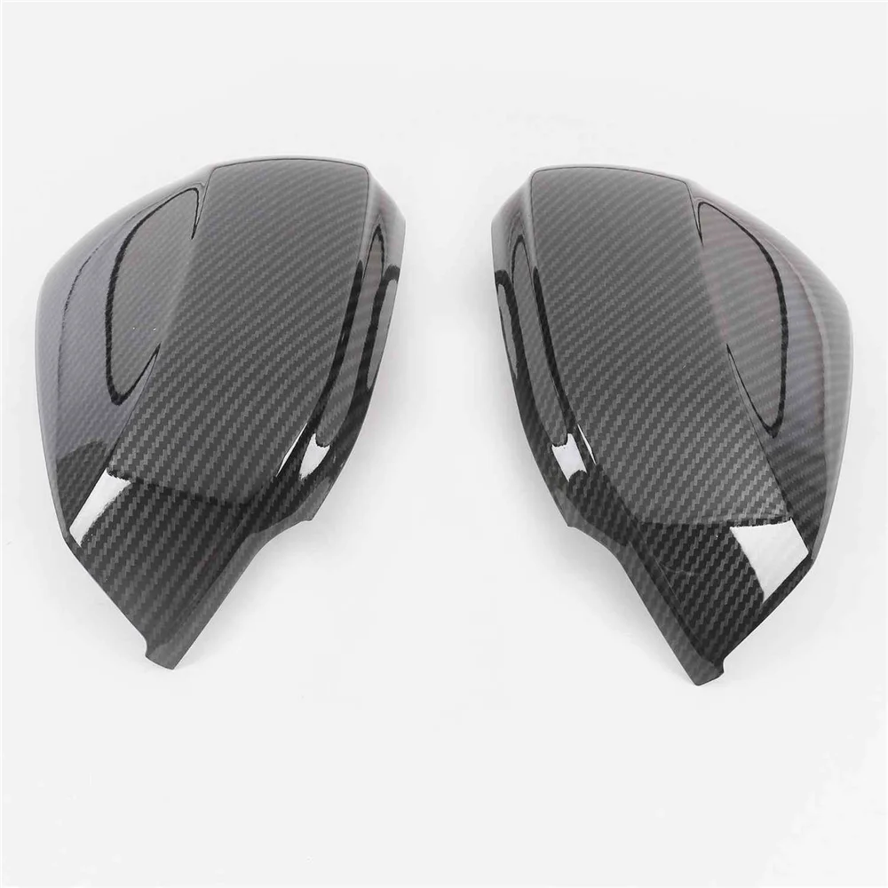 Carbon Fiber Look Rear View Side Mirror Cover For Audi Q2 Q2L Q3