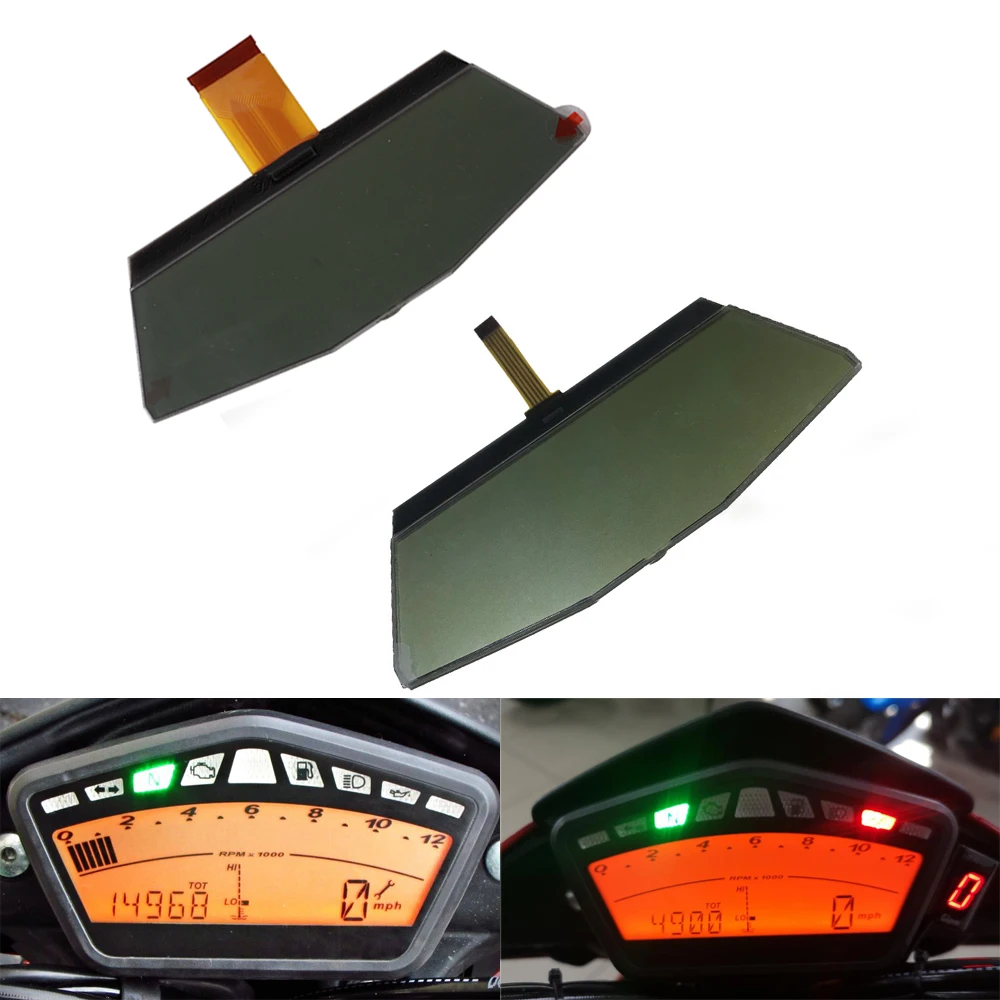 

LCD Screen Ultra Thin for Ducati Hypermotard 796 Accessories Motorcycle Speedometer Instrument Gauges LCD Display