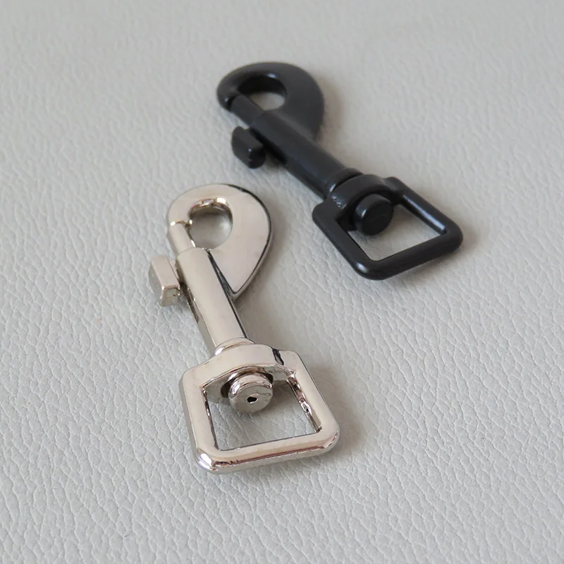 1Pcs 12mm Metal Carabiners Swivel Lobster Clasp Trigger Clip Loop Snap Hook For Dog Pet Leads Leash Hardware Sewing Accessory