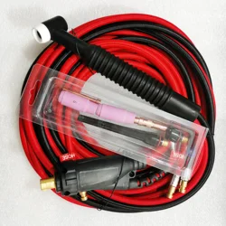 WP18F Black Head With Red Soft Cable 4m Length 35-70 Euro Connector  Water Gas Nut Quick Connector