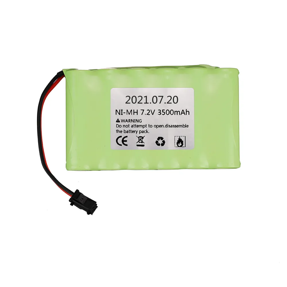 3.6V/4.8V/6V/7.2V/8.4V/9.6V 3500mah NI-MH AA 3000mah Rechargeable Battery Pack For Remote Control Toys Electric Car Volt SM Plug