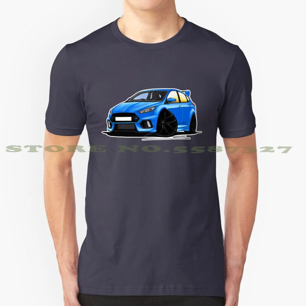 ( Mk3 ) Rs Blue 100% Pure Cotton T-Shirt Rallye Cars Sports Cosworth Blue