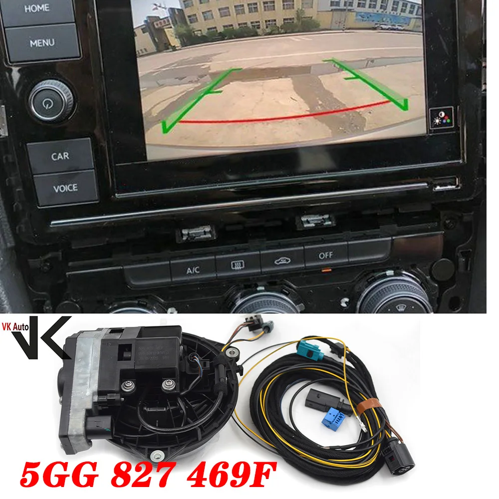 Original LOGO Parking Camera For VW FOR GOLF 7 VII MK7 FLIP BADGE REAR VIEW CAMERA 5GG827469F 5GG 827 469 F