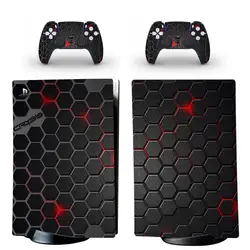 New Design PS5 Digital Edition Skin Sticker Decal Cover for Console and 2 Controllers PS5 Skin Sticker Vinyl