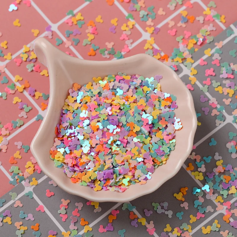 20g/Bag Mini Mouse 4mm PVC Confetti Glitter Sequins For Crafts Nail Art Decoration Paillettes Sequin DIY Girl Sewing Accessories