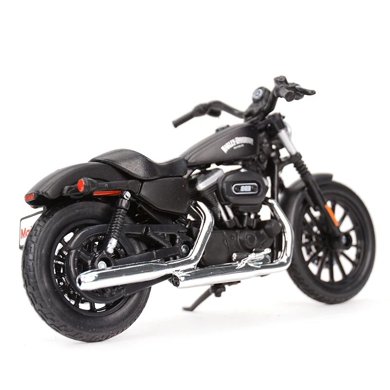 Maisto 1:18 Harley-Davidson 2014 Sportster Iron 883 Die Cast Vehicles Collectible Hobbies Motorcycle Model Toys