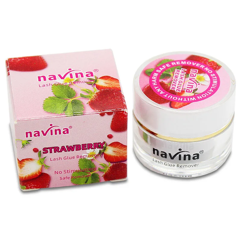 Navina 5g  Fruit Fragrance Eyelash lashes Eyelashes Adhesive Glue Remover No Stimulation White Makeup Paste Type