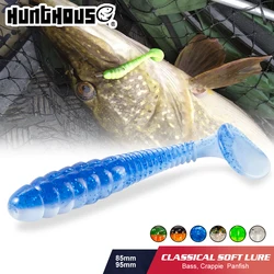Hunthouse Swing Impact Soft Rubber Lure 85mm/5.3g 95mm/7g T-Tail Easy Shiner Shad Bait 5pcs/lot For Fishing Pike Tackle