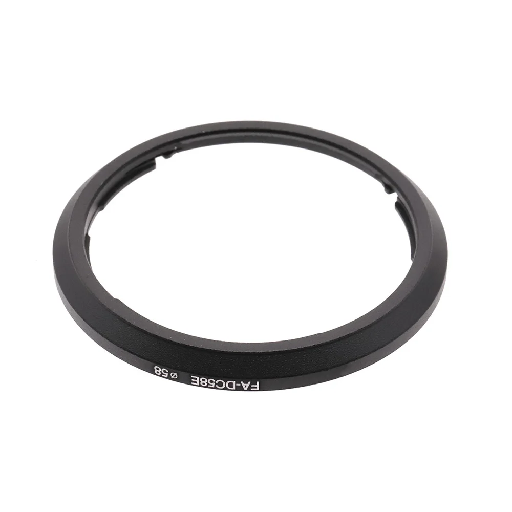 FA-DC58E Aluminum Lens Filter Adapter Fits for Canon PowerShot G1X Mark II Camera Reinstall 58mm UV filter Lens hood