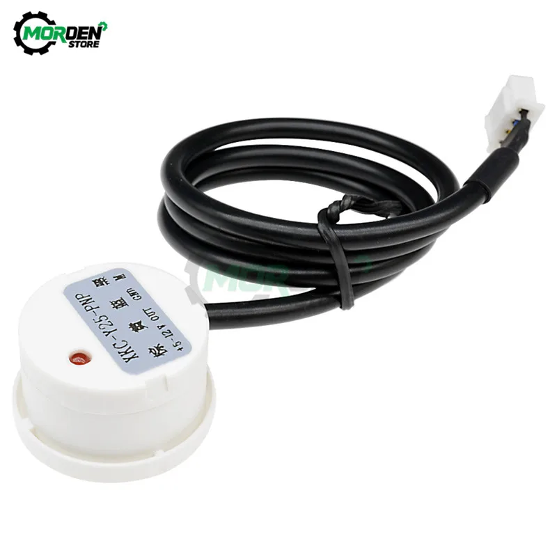 Sensor de nivel de líquido sin contacto XKC-Y25-PNP T12V, Detector de nivel de adherencia exterior, NPN, PNP, RS485, DC 5V-24V