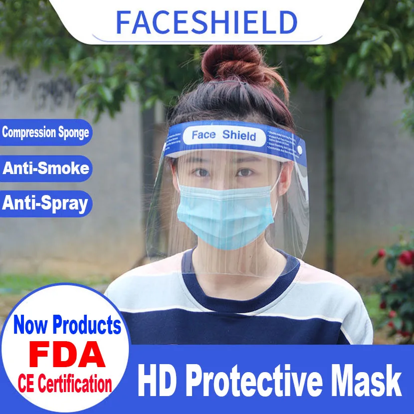 

Sale 5/10pcs Creative protective face mask shield Kitchen Oil-Splash Proof Safety Mask Transparent face mask fashion with filter