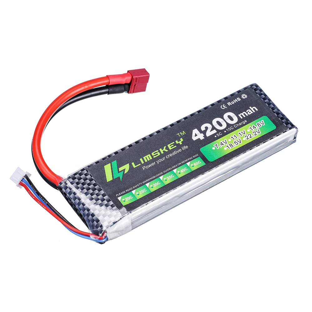 2S 7.4V 4200mAh bateria LiPo dla RC drony samoloty helikoptery samochody łodzie ciężarówki roboty 7.4V bateria Lipo z T/XT60/TRX/JST