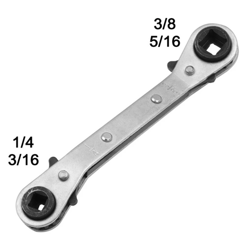 Imagem -05 - Dupla Cabeça Praça Ratchet Wrench Household Desmontagem Parafuso Multi-function Válvula de ar Condicionado Ferramenta de Reparo do Carro