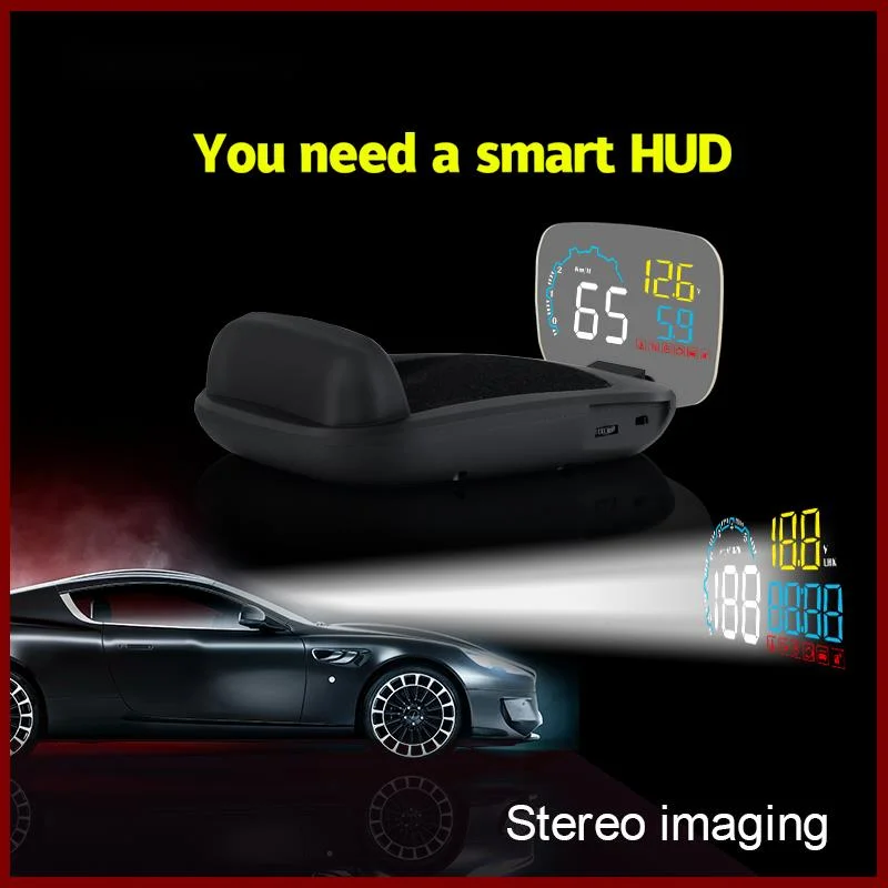 

OHANEE head-up display C600 OBD2 smart display speedometer temperature car electronics speed projector HUD on the windshield