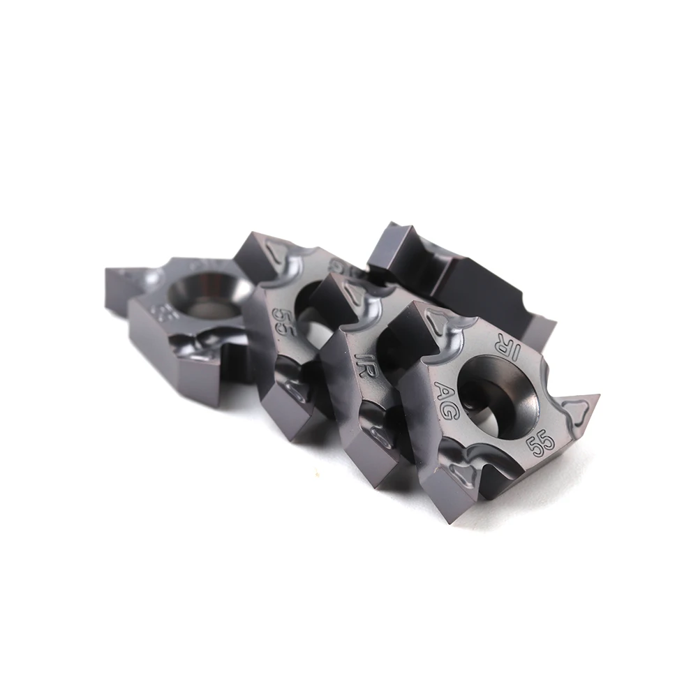 10 pces 16erm 8un 10 12 14 16 18 20 24 un rosca ferramentas de torneamento carboneto inserção rosqueamento torno corte de ferramentas de usinagem