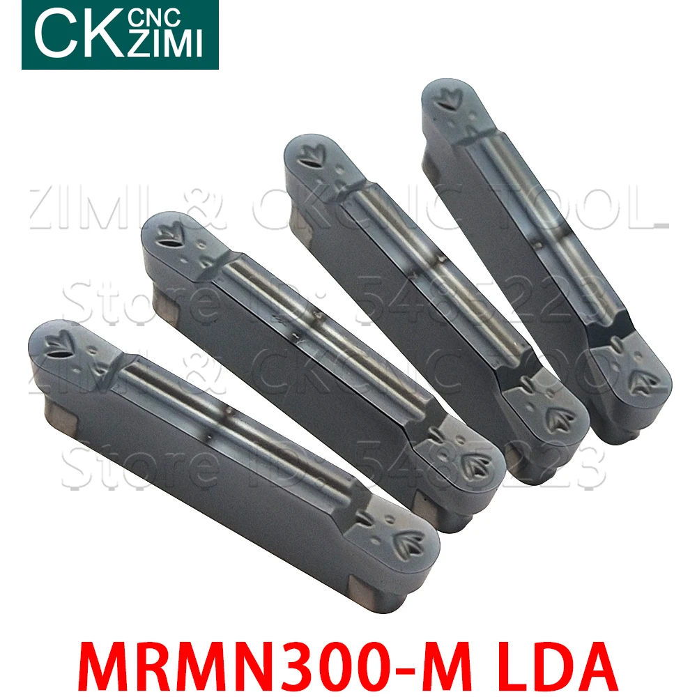 Inserti circolari del carburo della scanalatura del doppio LDA di MRMN300-M che scanalano gli inserti del carburo per gli utensili di tornitura dell'acciaio inossidabile MGEHR MGIVR MRMN
