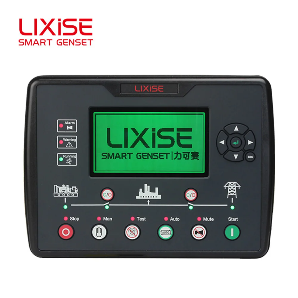 

LIXiSE LXC6120N AMF diesel generator set controller LCD auto start controller genset parts electronic circuit board panel